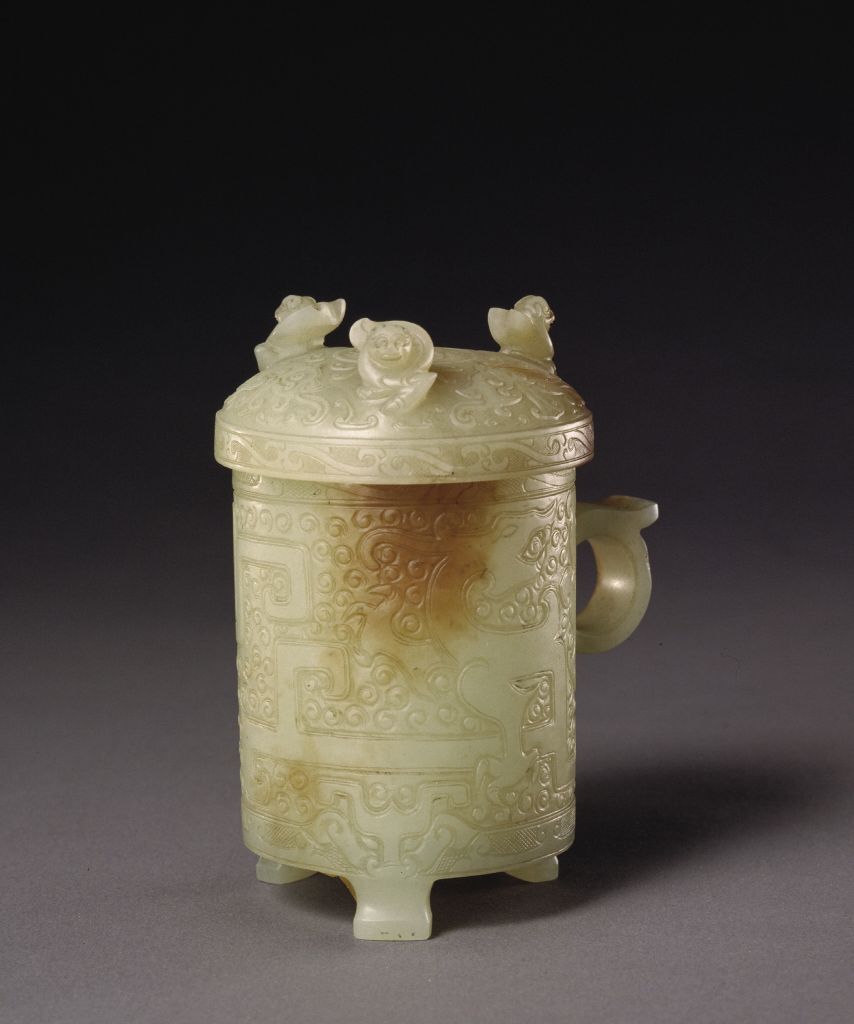 图片[1]-Jade Beast New Kui Dragon Pattern Bottle-China Archive